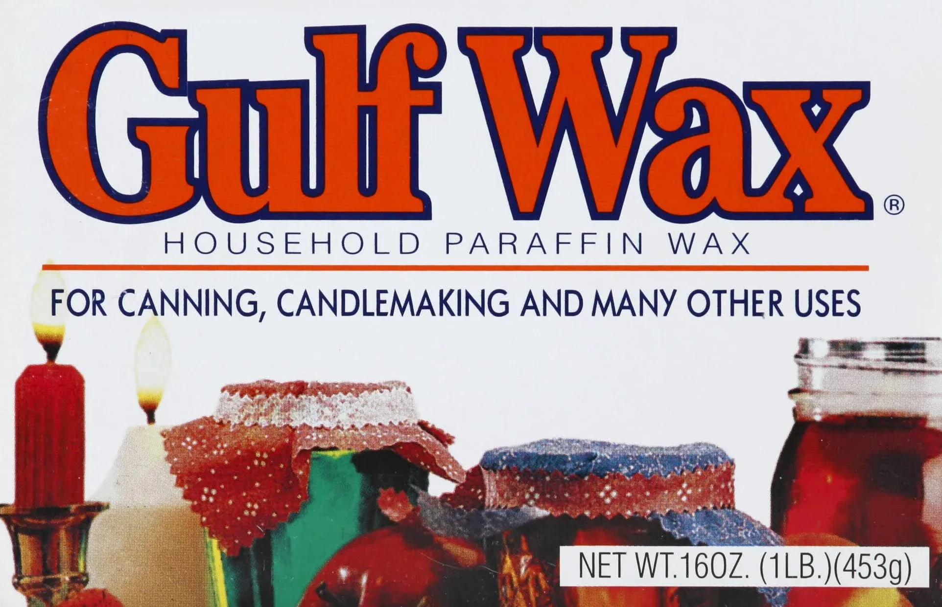 Gulf Wax Paraffin Wax, Household - 16 oz