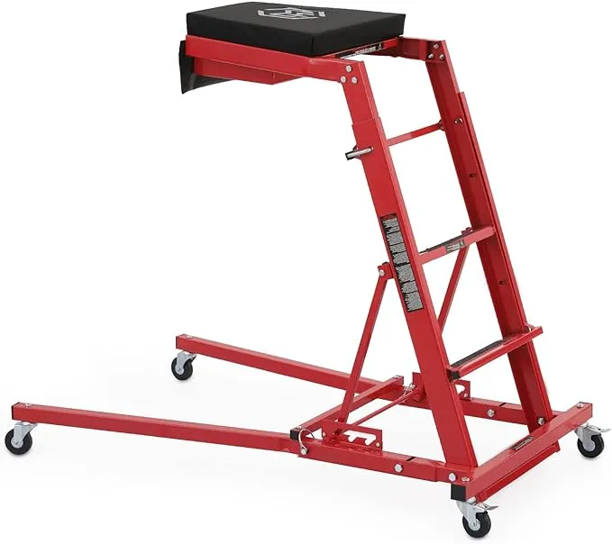 M-auto Foldable Creeper 400lbs Capacity, Topside Creeper Movable Ladder with ...