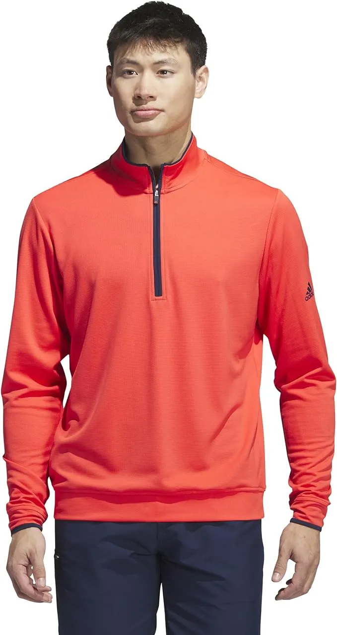 adidas Men's Quarter Zip Golf Pullover