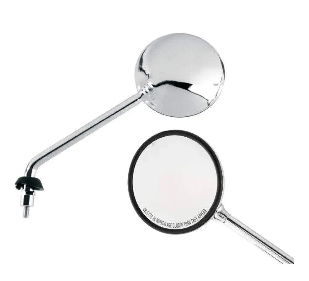 OEM Genuine Original Piaggio Vespa Left LH Side Rearview Mirror Chrome for GT ...