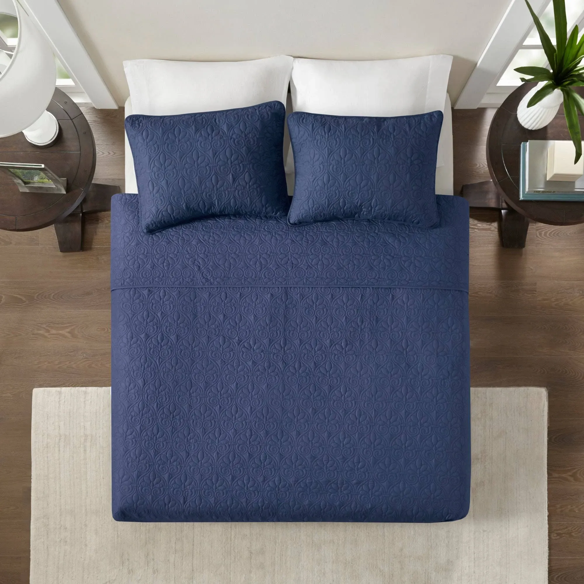 Mellanni Bedspread Coverlet Set Bedding Cover With Shams