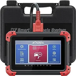 XTOOL D7 סורק OBD2 דו-כיווני: כלי אבחון סורק הרכב החדש ביותר לשנת 2024 עם קידוד ECU, בדיקות פעילות, סריקת כל המערכת, 36+ איפוסים, למידה מחדש של חיישן קראנק, אנדרואיד 10, עדכונים לשלוש שנים