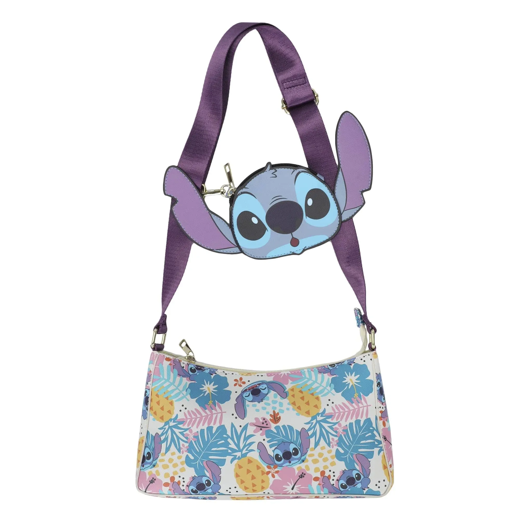 Disney Stitch Tropical Crossbody Bag & Coin Purse