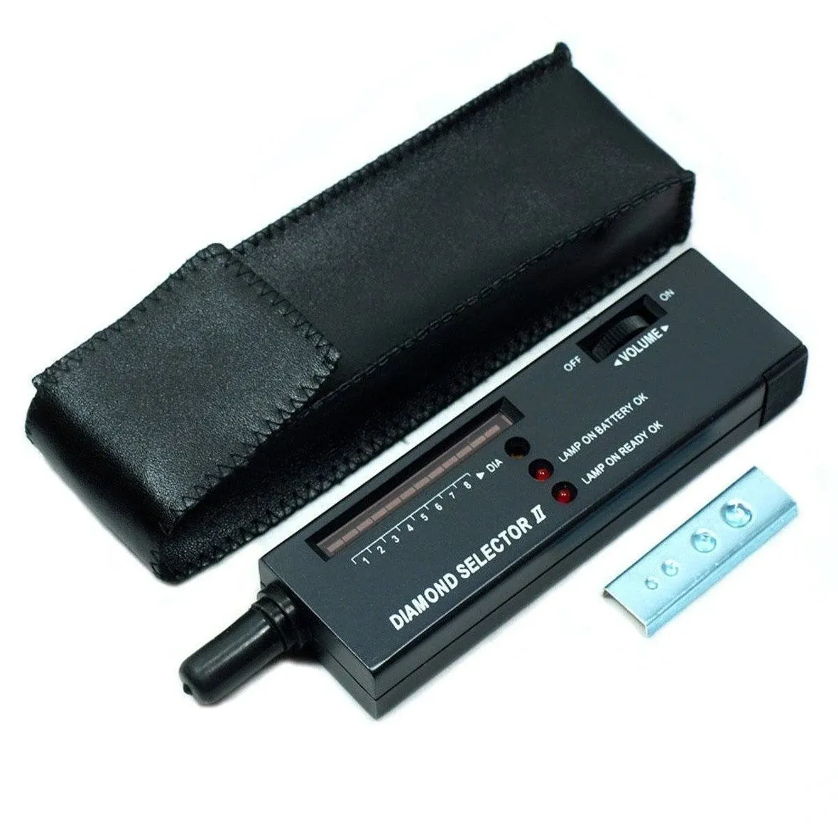 Hqdz High Accuracy Diamond Tester Professional Jeweler for Novice and Expert - Diamond Selector II 9V Battery Included