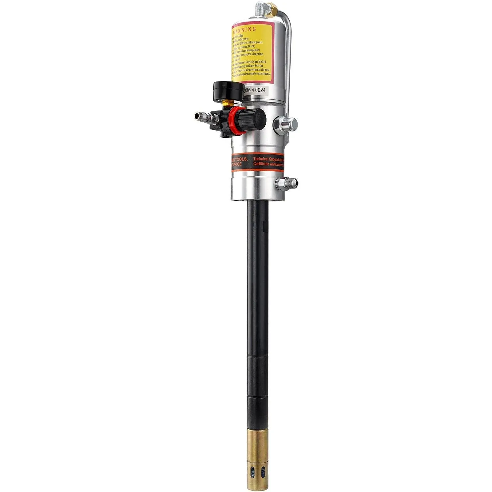 VEVOR 50-1 Pressure Ratio Air Operated Grease Pump with 13 ft. High Pressure Hose ...