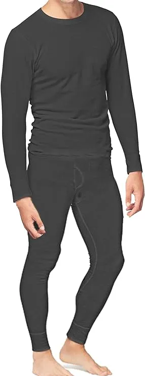 Place and Street Men’s Cotton Thermal Underwear Set Shirt Pants Long Johns