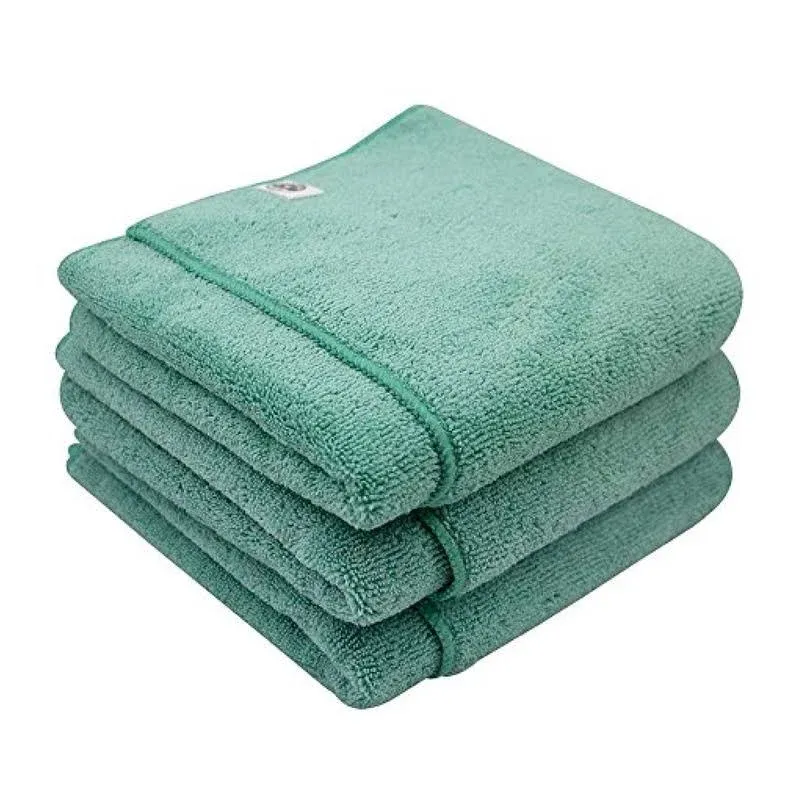 Chemical Guys MIC36403 Workhorse XL Green Professional Grade Microfiber Towel, Exterior (Safe for Car Wash, Home Cleaning & Pet Drying Cloths) 24" x 16", Pack of 3