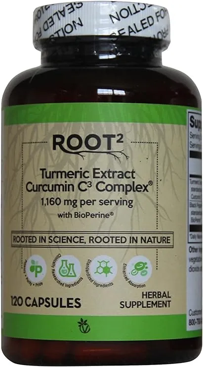 Vitacost Turmeric Extract Curcumin C3 Complex with Bioperine - 1,160 mg per Serving - 60 Capsules