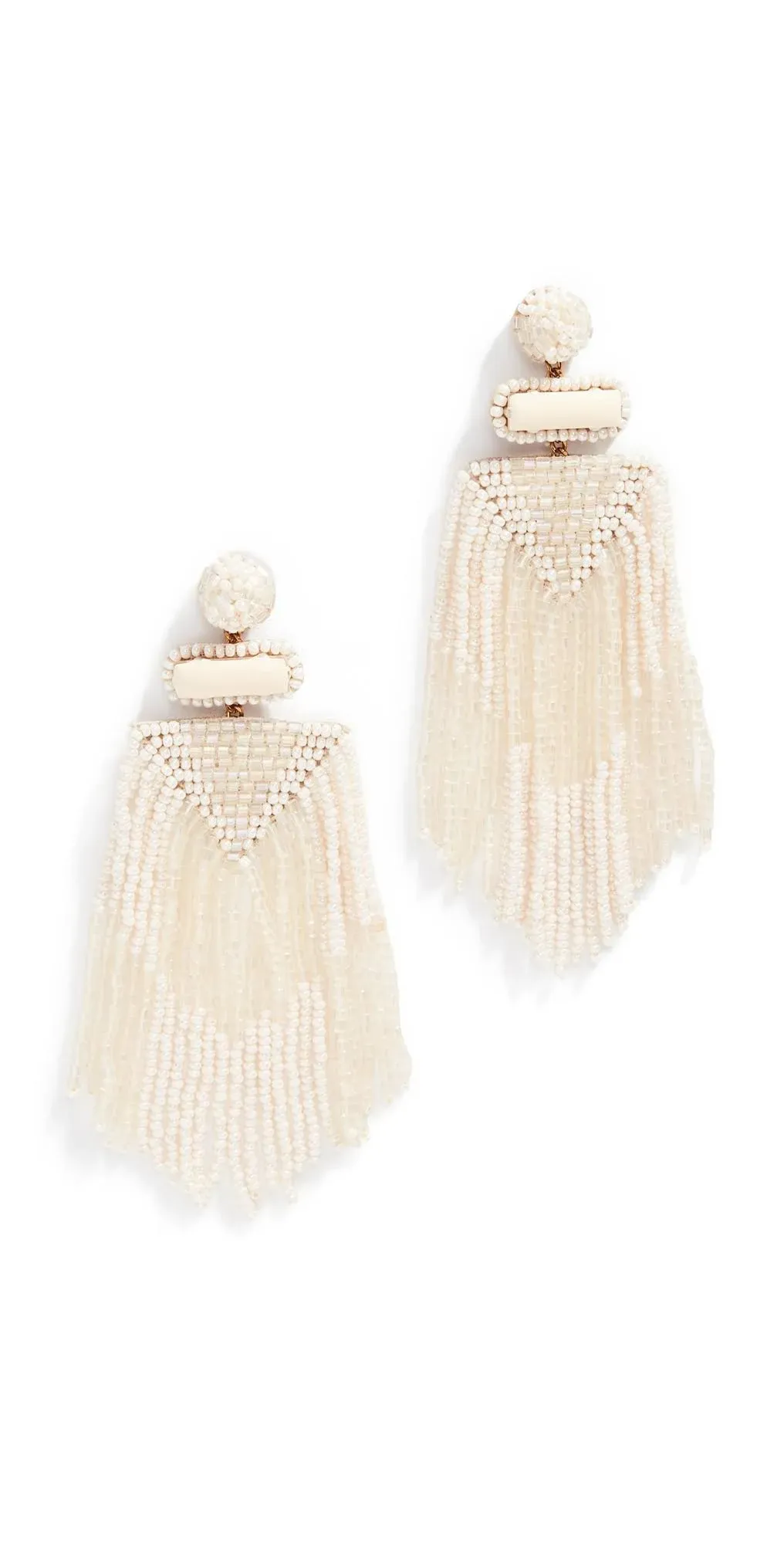 Deepa Gurnani Jody Beaded Tassel Earrings