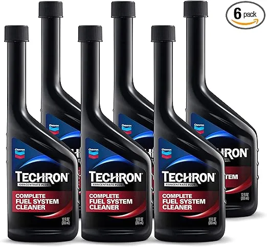 Chevron 67740-CASE Techron Concentrate Plus Fuel System Cleaner - 12 oz., (Pack of 6)