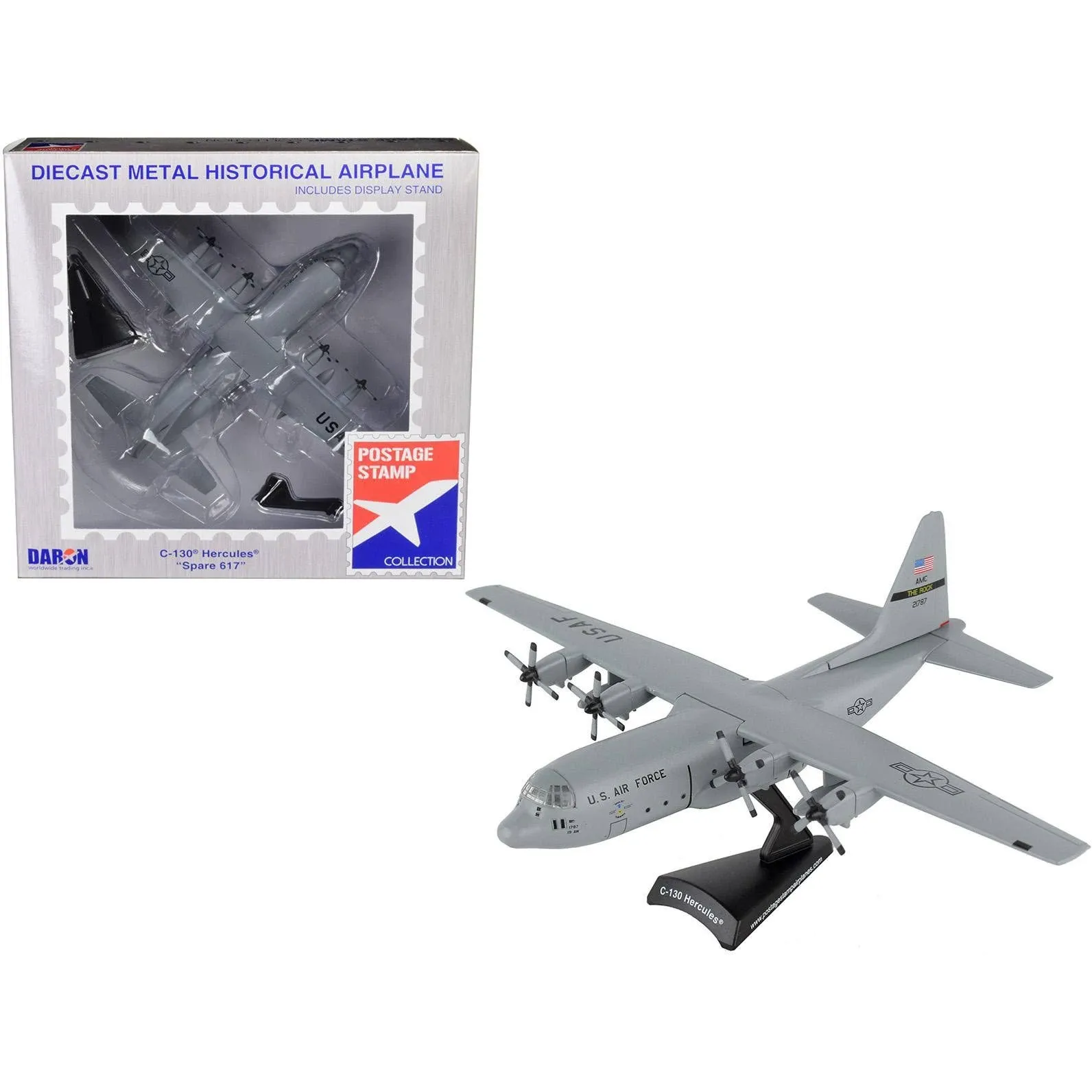 Daron Worldwide Trading PS5330-3 1:200 Postage Stamp C-130 USAF Spare 617