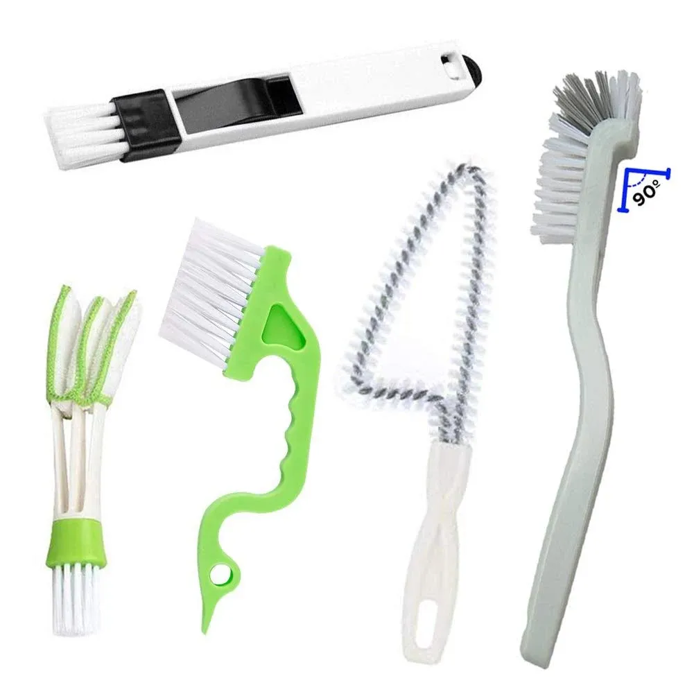 Window or Sliding Door Track Cleaning Brush Tile Lines Brush Window Blind Duster ...