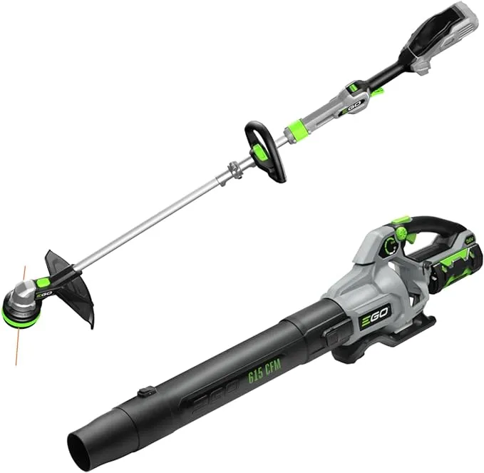 EGO POWER+ 56-volt Cordless Battery String Trimmer and Leaf Blower Combo Kit