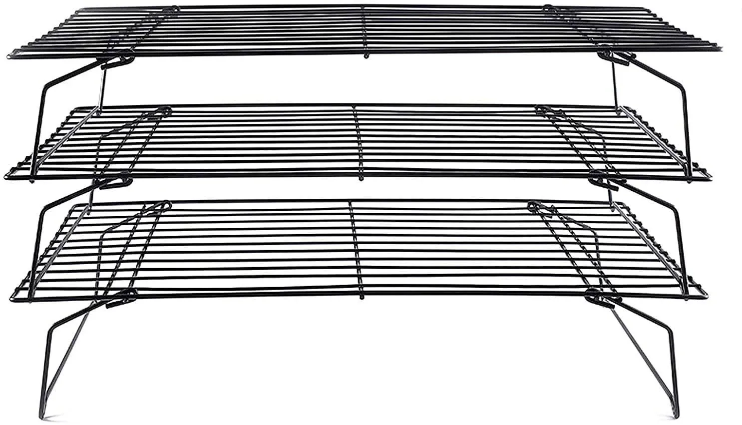 Coobbar Cooling Rack 3 Tier Stainless Steel Stackable Baking Cooking Cooling Racks Fo