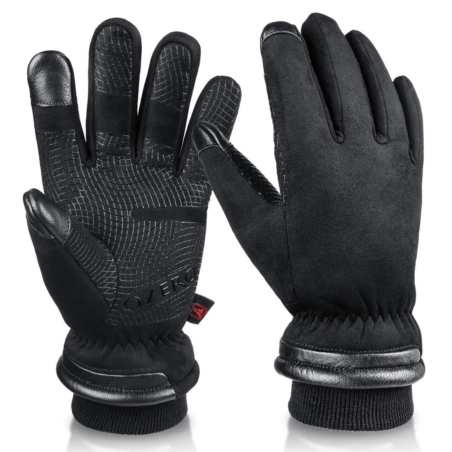 OZERO Waterproof Touch Screen Winter Gloves