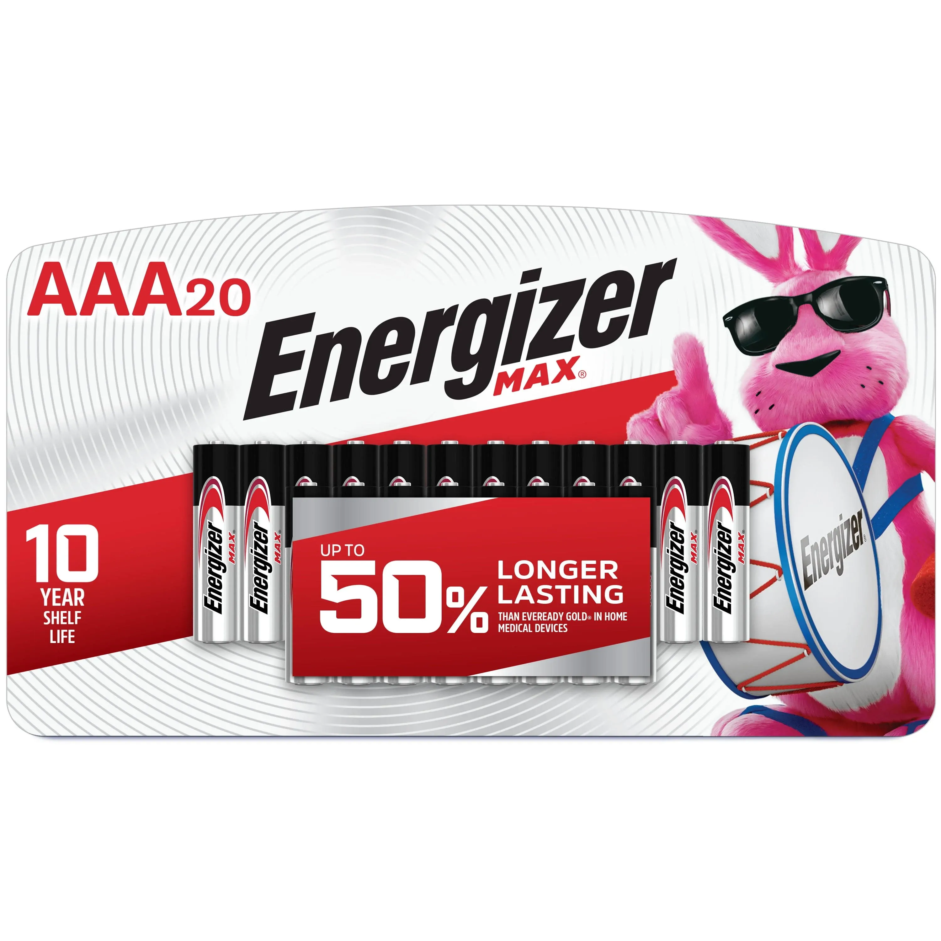 Energizer MAX AAA Batteries (16 Pack), Triple A Alkaline Batteries