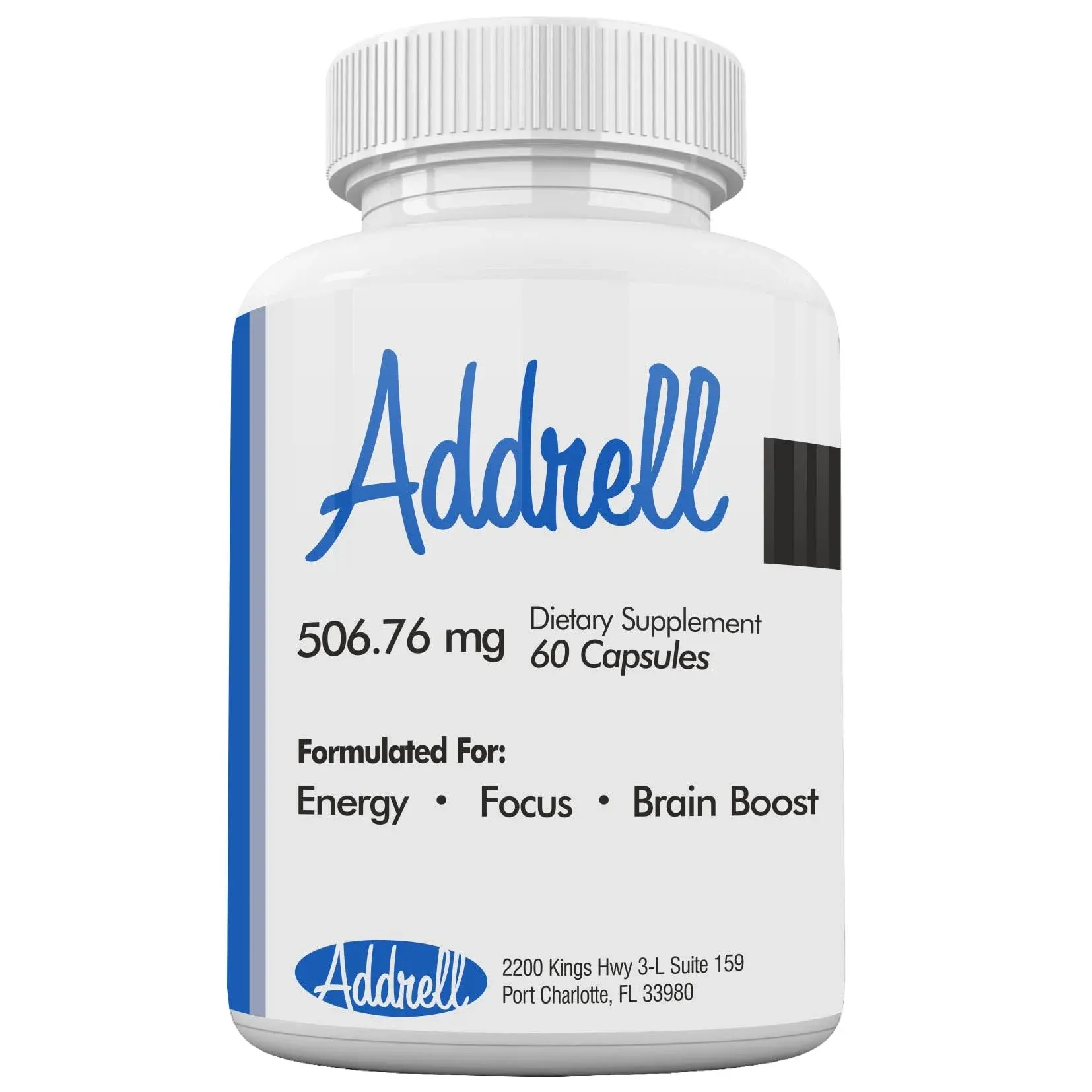 Focus Pep Addrell Energy Stimulant Dietary Supplement Designed for Brain Boosting ...