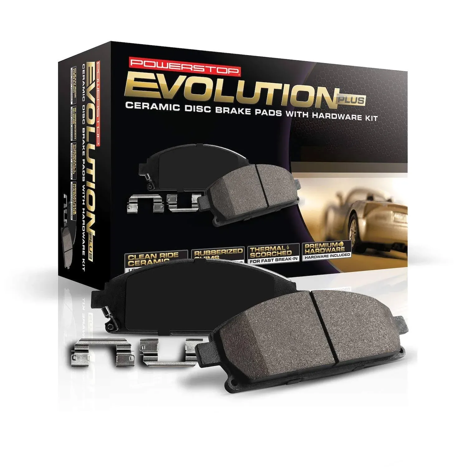 Power Stop 17-1118 - Z17 Evolution Plus Ceramic Front Brake Pads