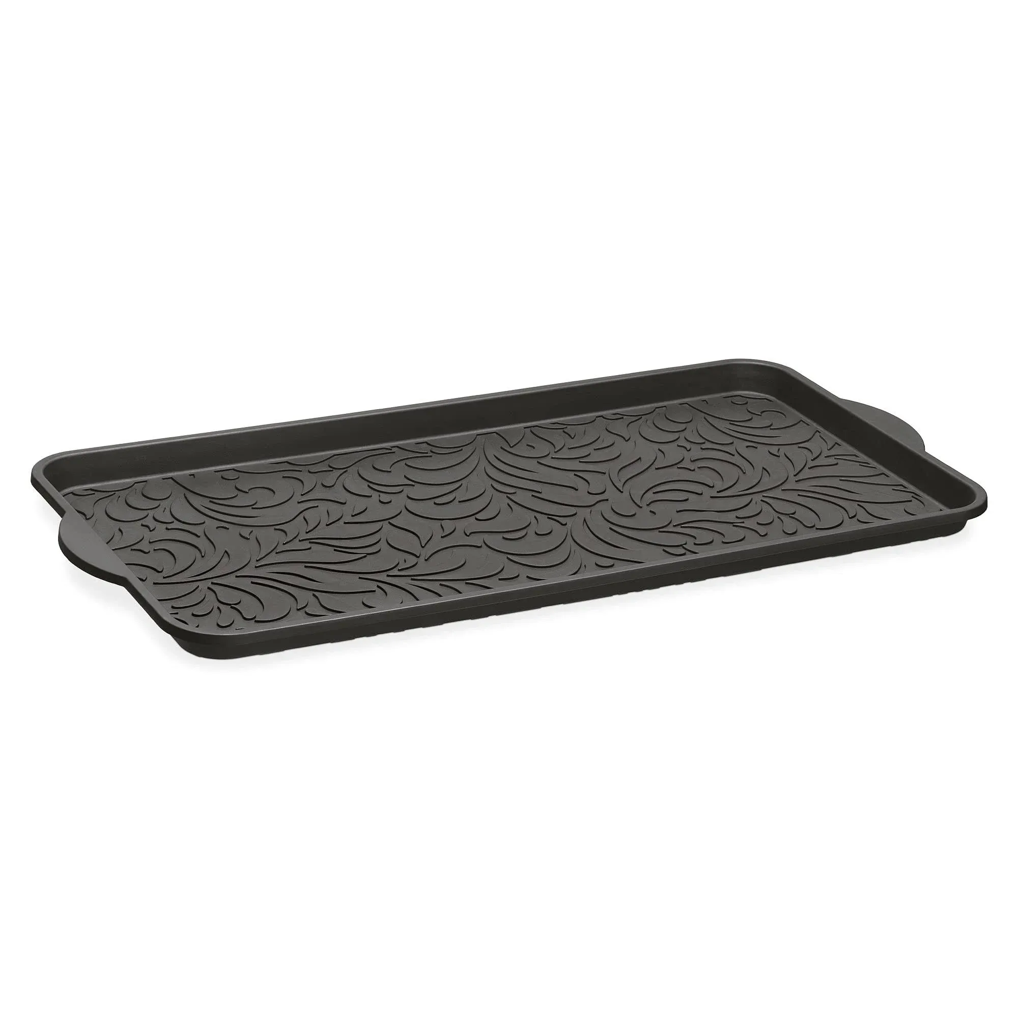  Shoe and Boot Trays (Set of 2) - 29x14.6 Rubber Boot Tray Indoors Mat - 