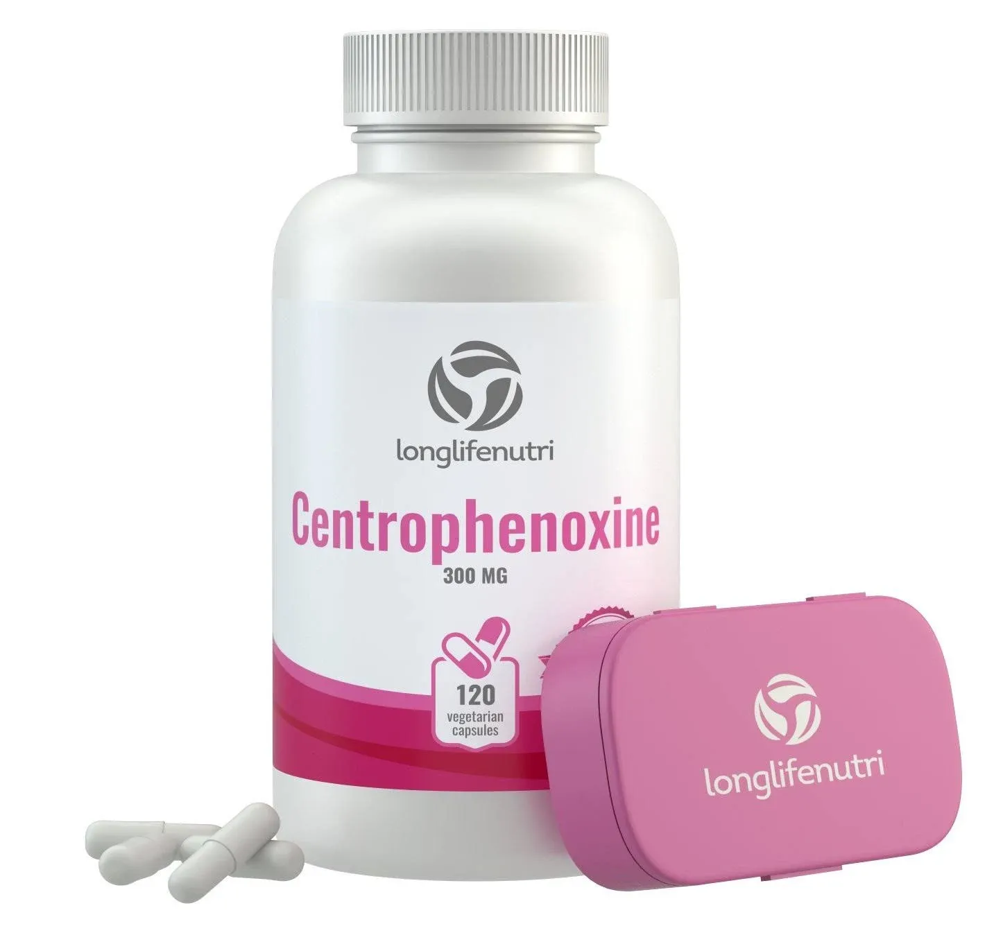 Centrophenoxine 300 mg 120 Vegetarian Capsules Supplement Made in USA