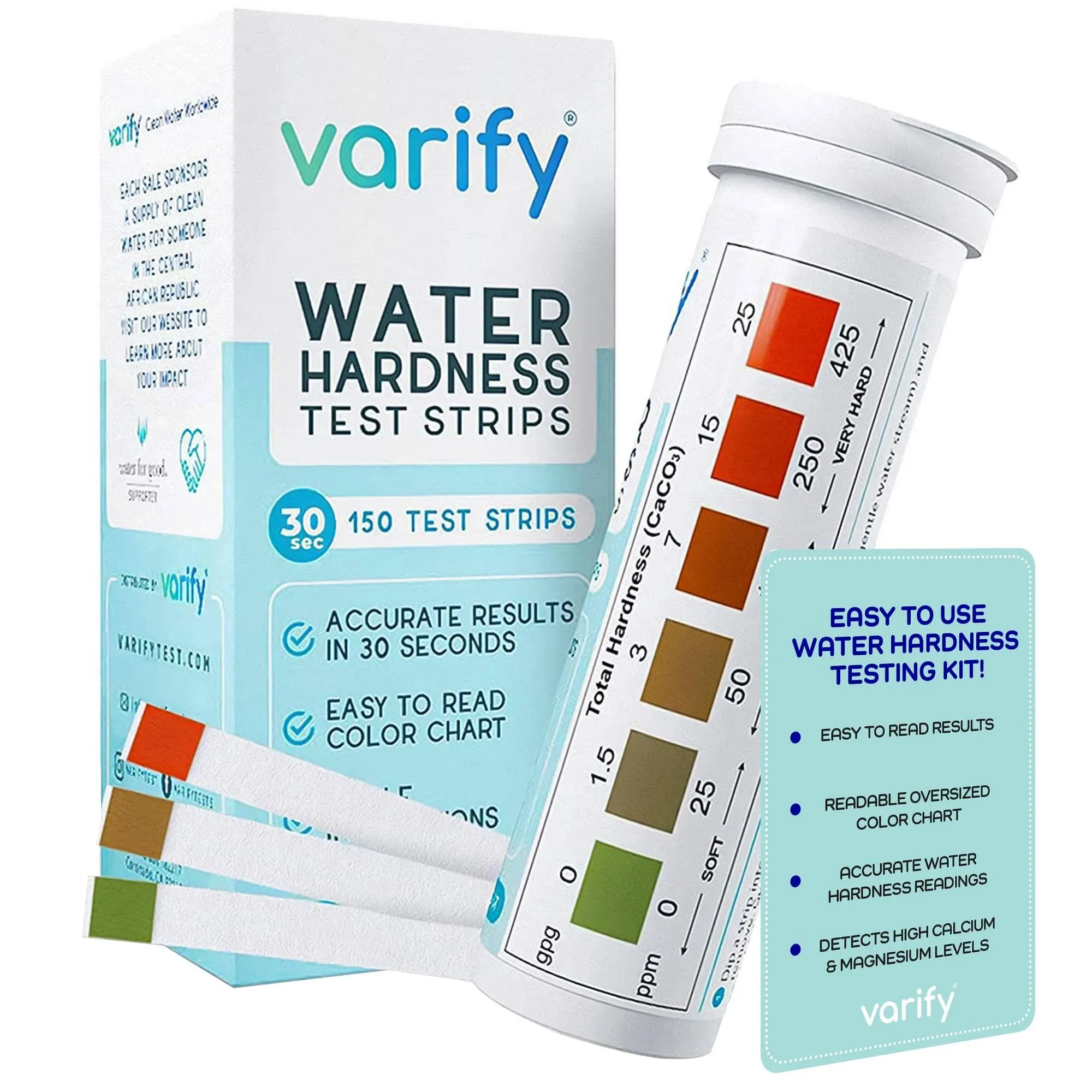 Varify Premium Water Hardness Test Kit | Fast and Accurate Hard Water Quality ...