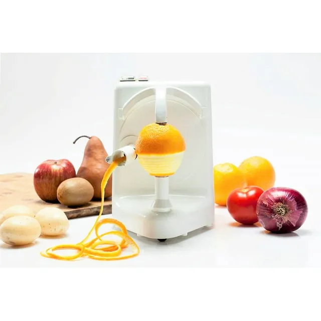 Orange Peeler Pro Electric Fruit and Vegetable Peeler  - White