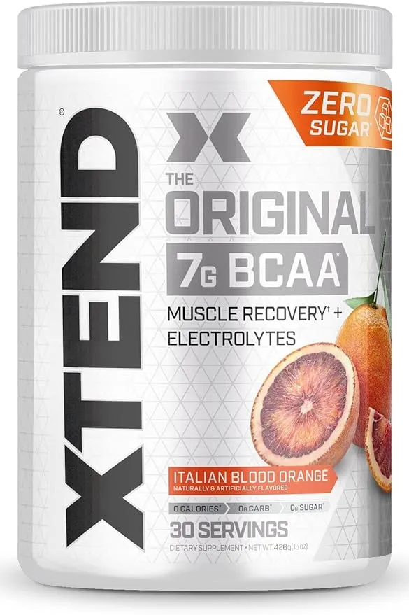 Scivation XTend BCAA Supplement, Blood Orange, 30 Servings - 14.8 oz canister