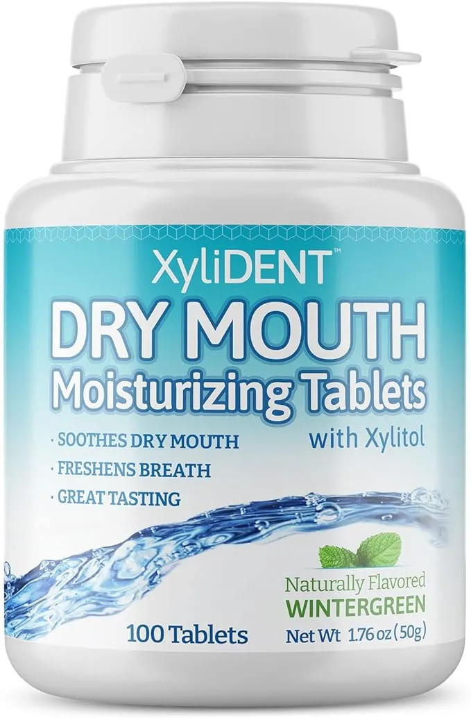 XyliDENT Dry Mouth Tablets Wintergreen 100 Tablets