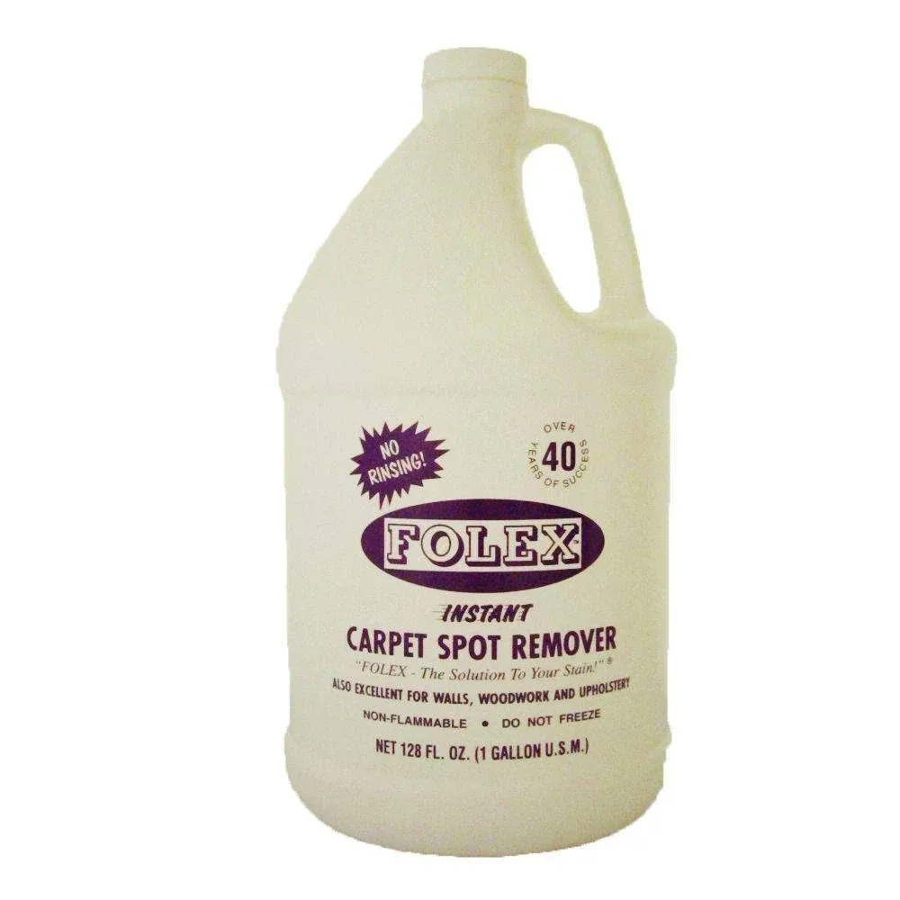 Folex Carpet Cleaner Spot Stain Remover 1 Gallon Bottle Instant Ready to Use New