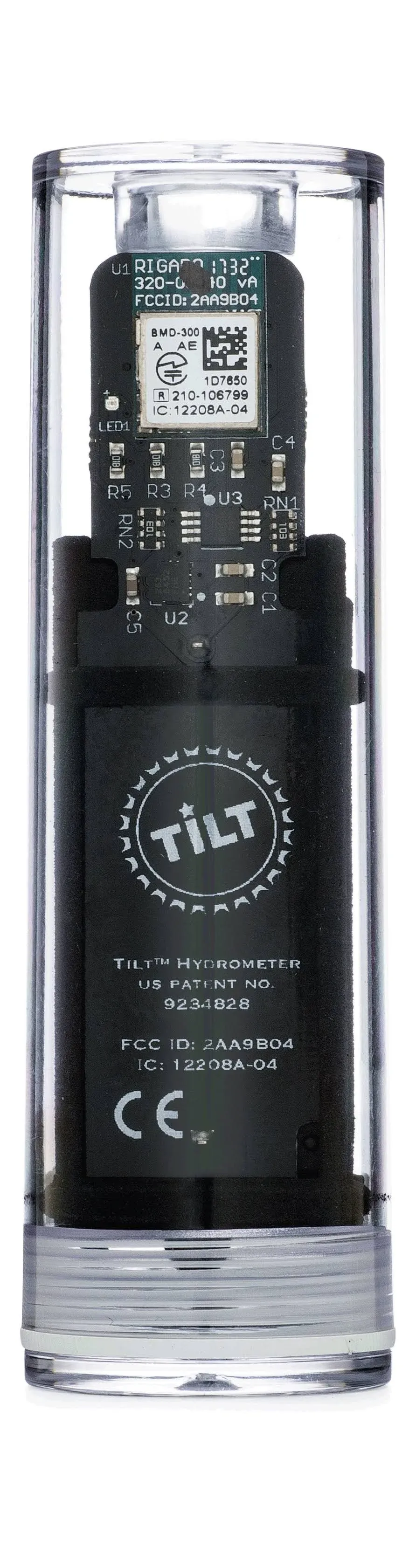 Tilt Digital Wireless Hydrometer And Thermometer For Smartphone Or Tablet (Black)