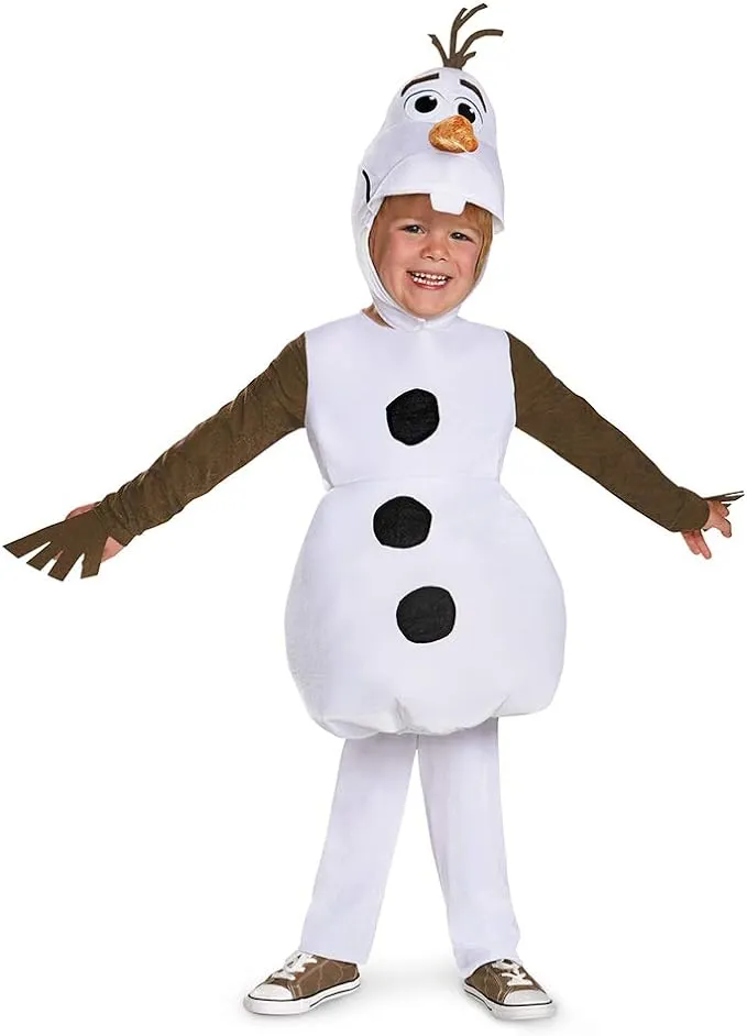 Disguise boys Olaf Toddler Classic Costume, Official Frozen Halloween CostumeCostume