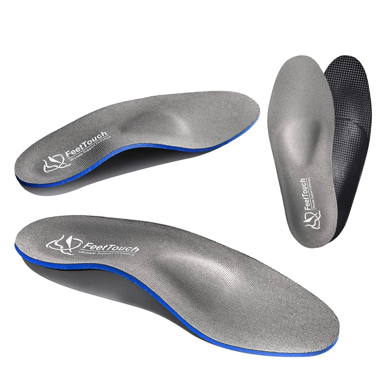 FeetTouch Strong Arch Support Orthotics for Metatarsalgia Morton's Neuroma,Ball of Foot Pain Relief Inserts Plantar Fasciitis fl