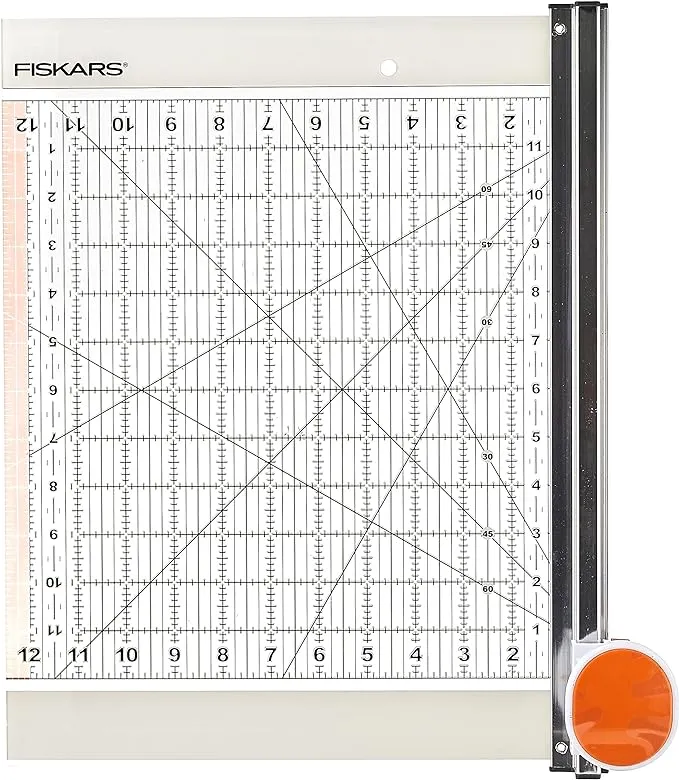 Fiskars Rotary Ruler Combo for Fabric Cutting 12" x 12"