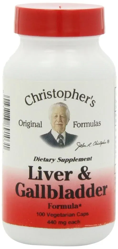 Christopher's Original Formulas Liver & Gallbladder Formula, 100 Capsules