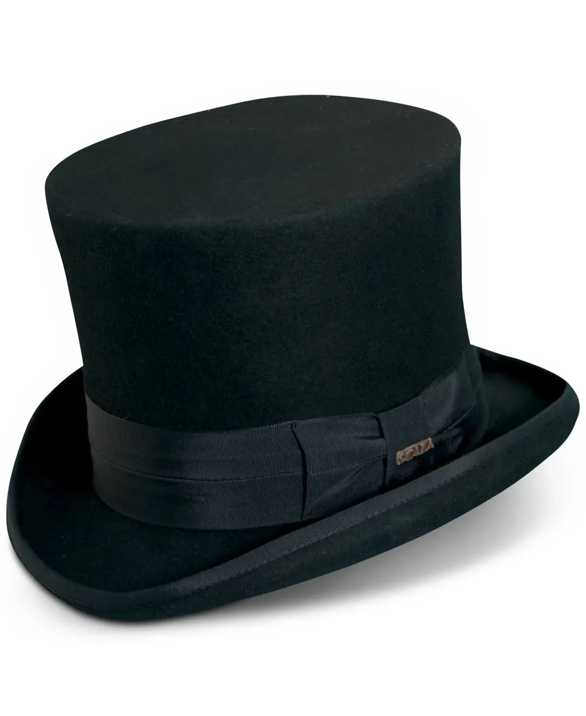 Scala Men's Wool Felt Top Hat