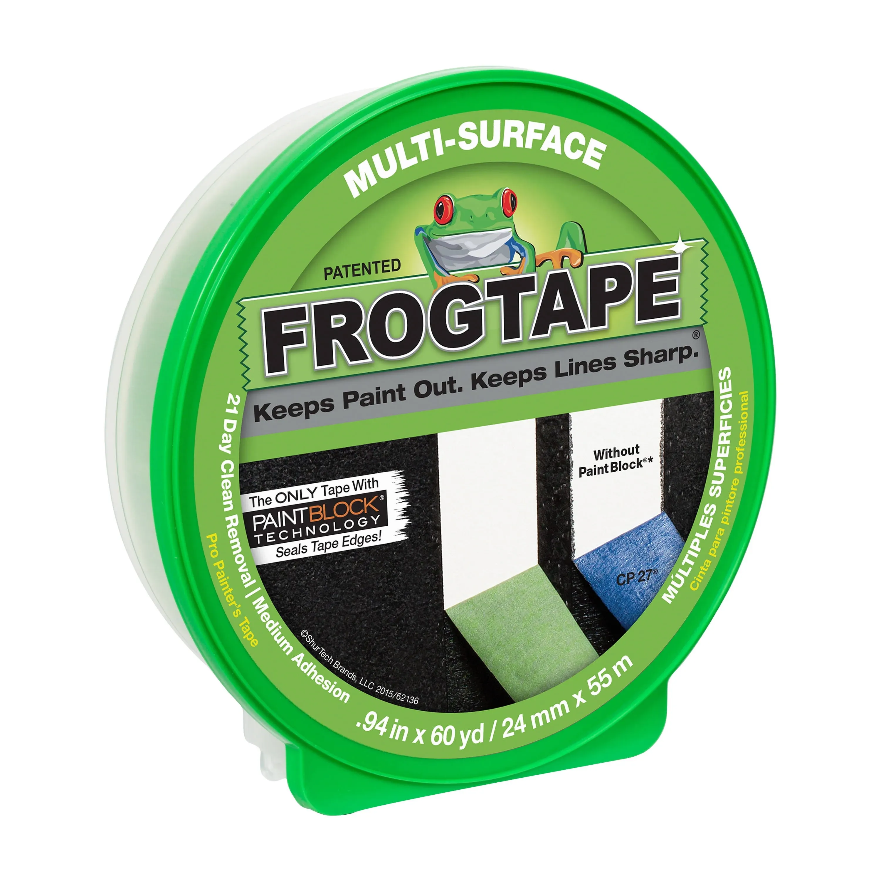 Frog Tape Multi Surface Painter's Tape, 0.94" x 60 yds