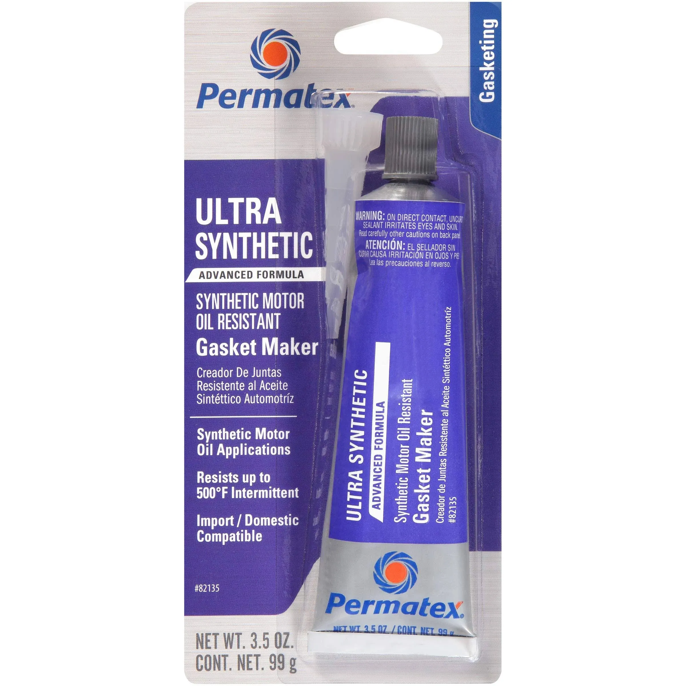 Permatex 82135 Ultra Synthetic Gasket Maker, 3.5 oz