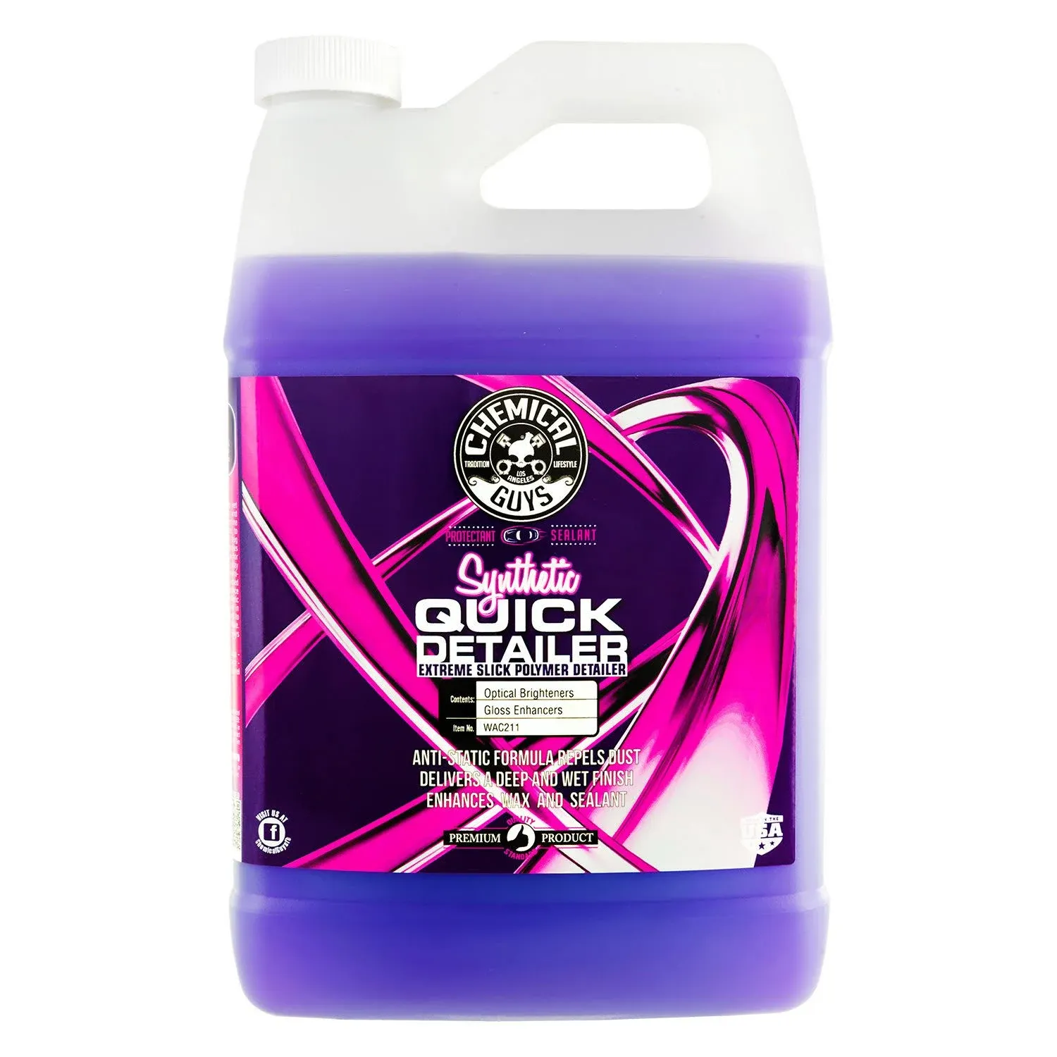 Chemical Guys WAC211 1 Gal Extreme Slick Synthetic Quick Detailer