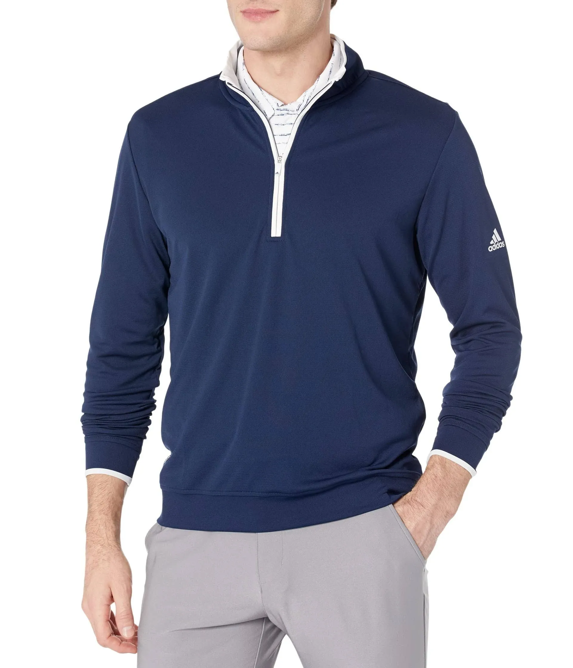 Adidas Men's Quarter Zip Golf Pullover