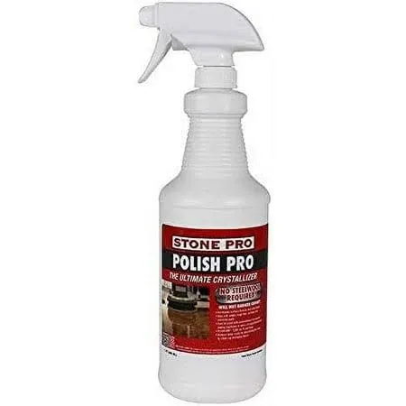 Stone Pro - Polish Pro - The Ultimate Crystallizer, No Steelwool Required (Quart)