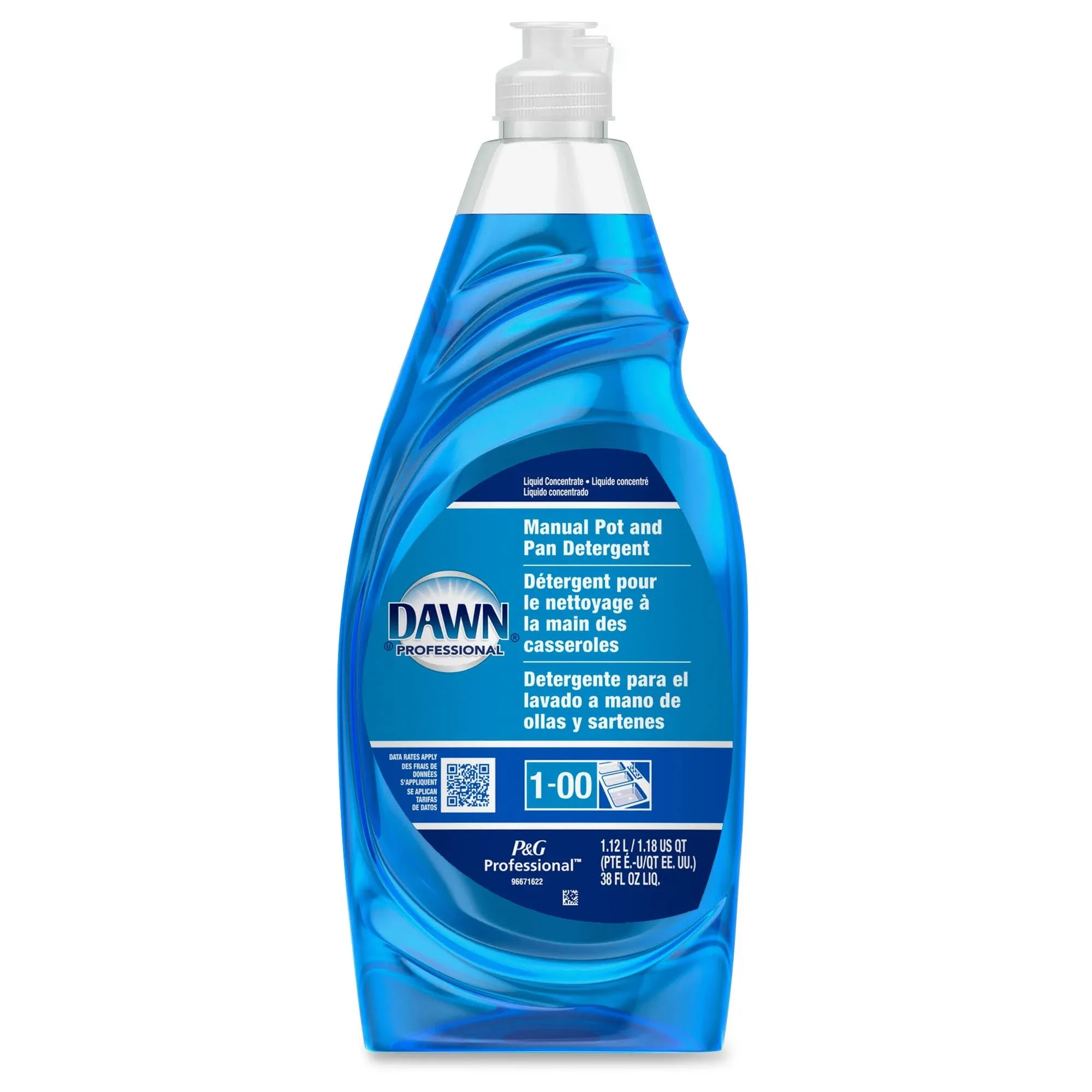 Manual Pot & Pan Dish Detergent, 38 Oz Bottle