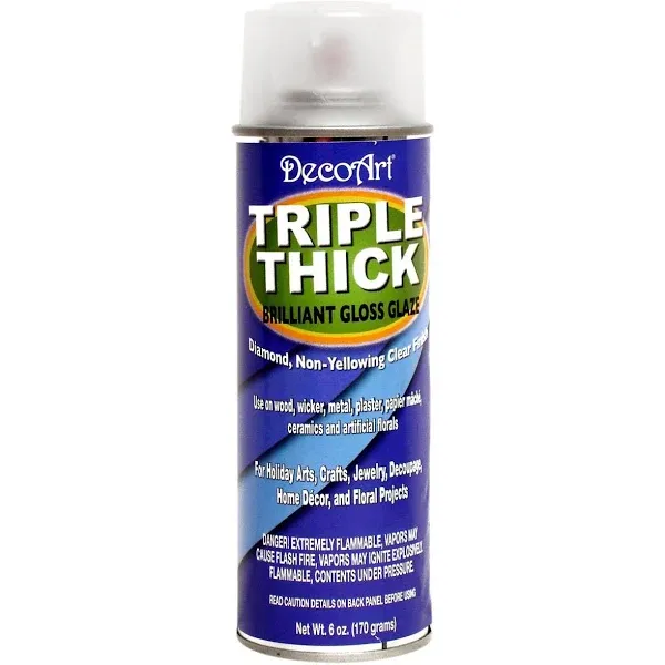 DecoArt TG01-21 Triple Thick Gloss Glaze Spray, 6-Ounce