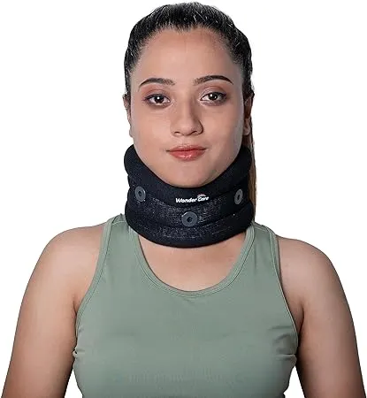 Wonder Care Soft Cervical Collar Adjustable Collar Neck Support Brace Soft Neck ...