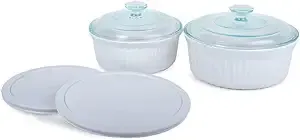 Corningware French White 6-Piece Bakeware Set