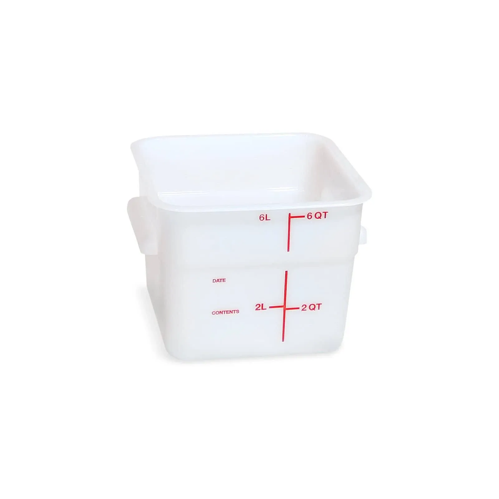 11962-202 - Squares Polyethylene Food Storage Containers & Lids - 2-Pack 6 qt ...