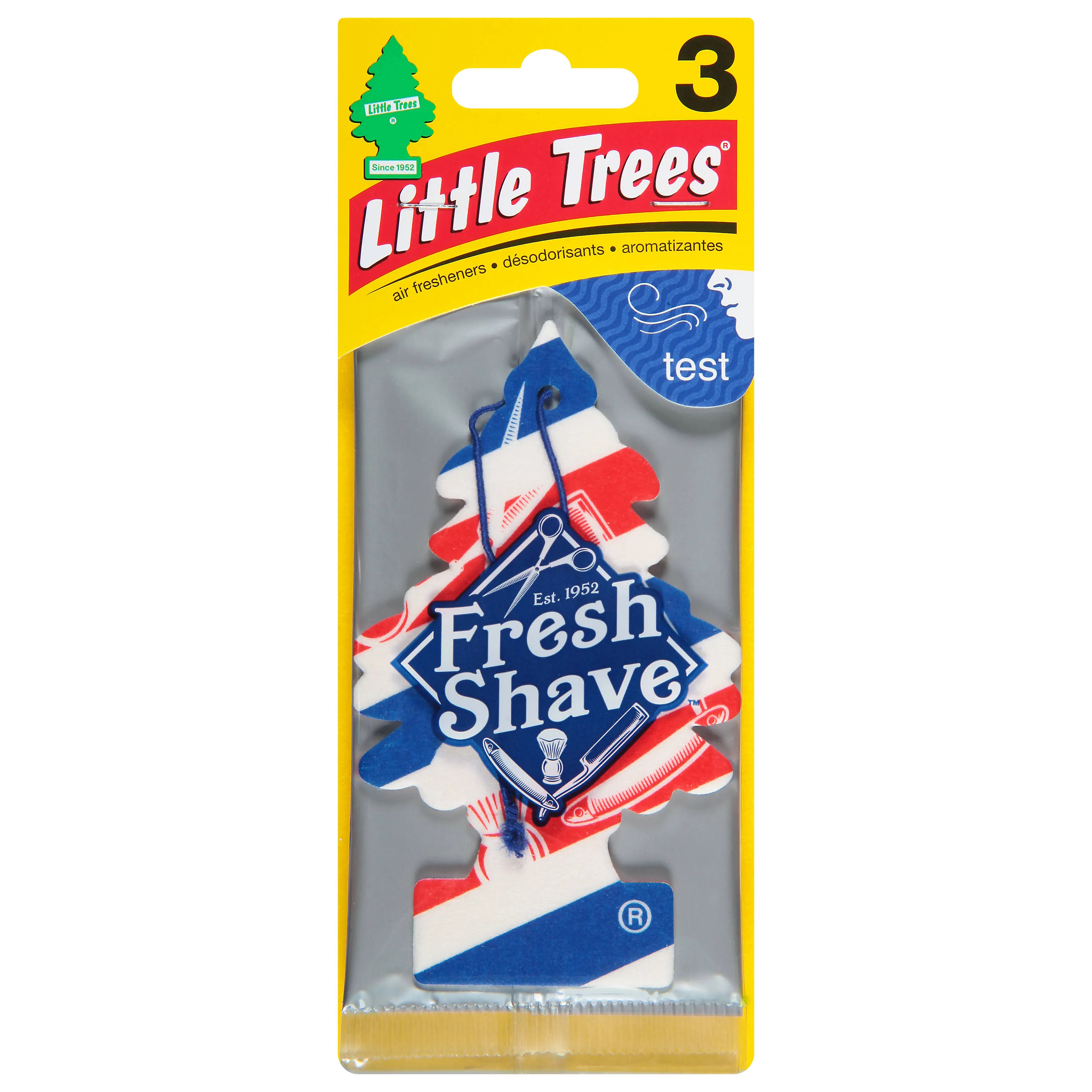 LITTLE TREES Car Air Freshener 6-Pack (Fresh Shave)