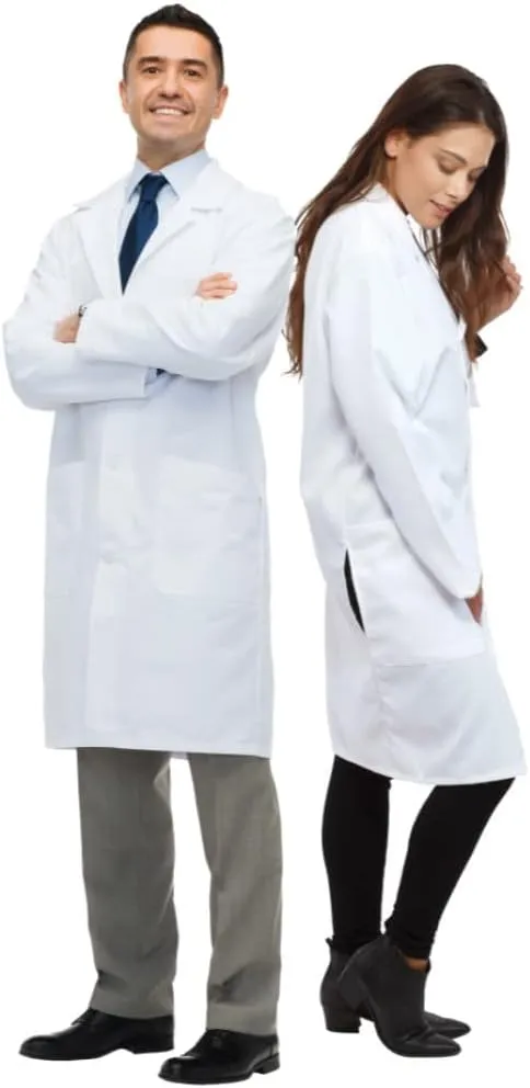 Dress Up America Lab Coat - Doctors White Lab Coat Costume for Adults - 3/4 Length Lightweight Lab Coats for Women and Men