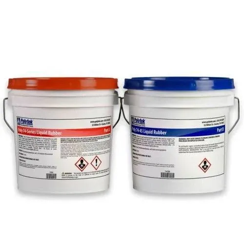 Polytek 74-45 Liquid Polyurethane Rubber (16lb Kit)