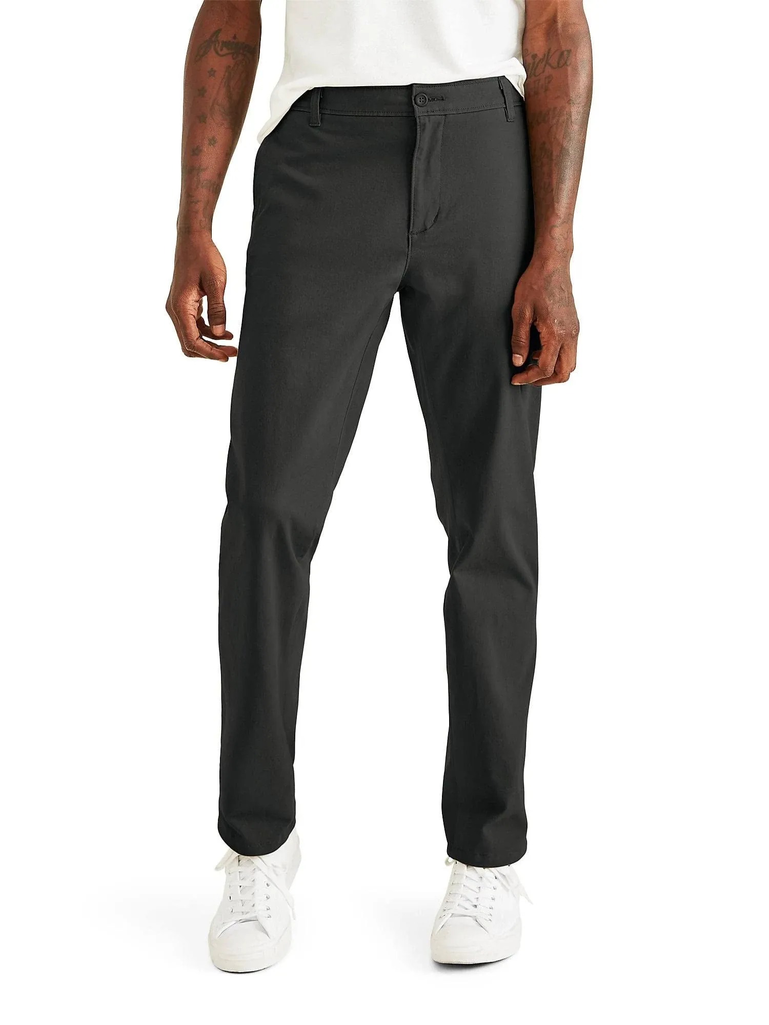 Dockers Ultimate Chino Straight-Fit Smart 360 Flex 30x30 Black NEW MSRP $66