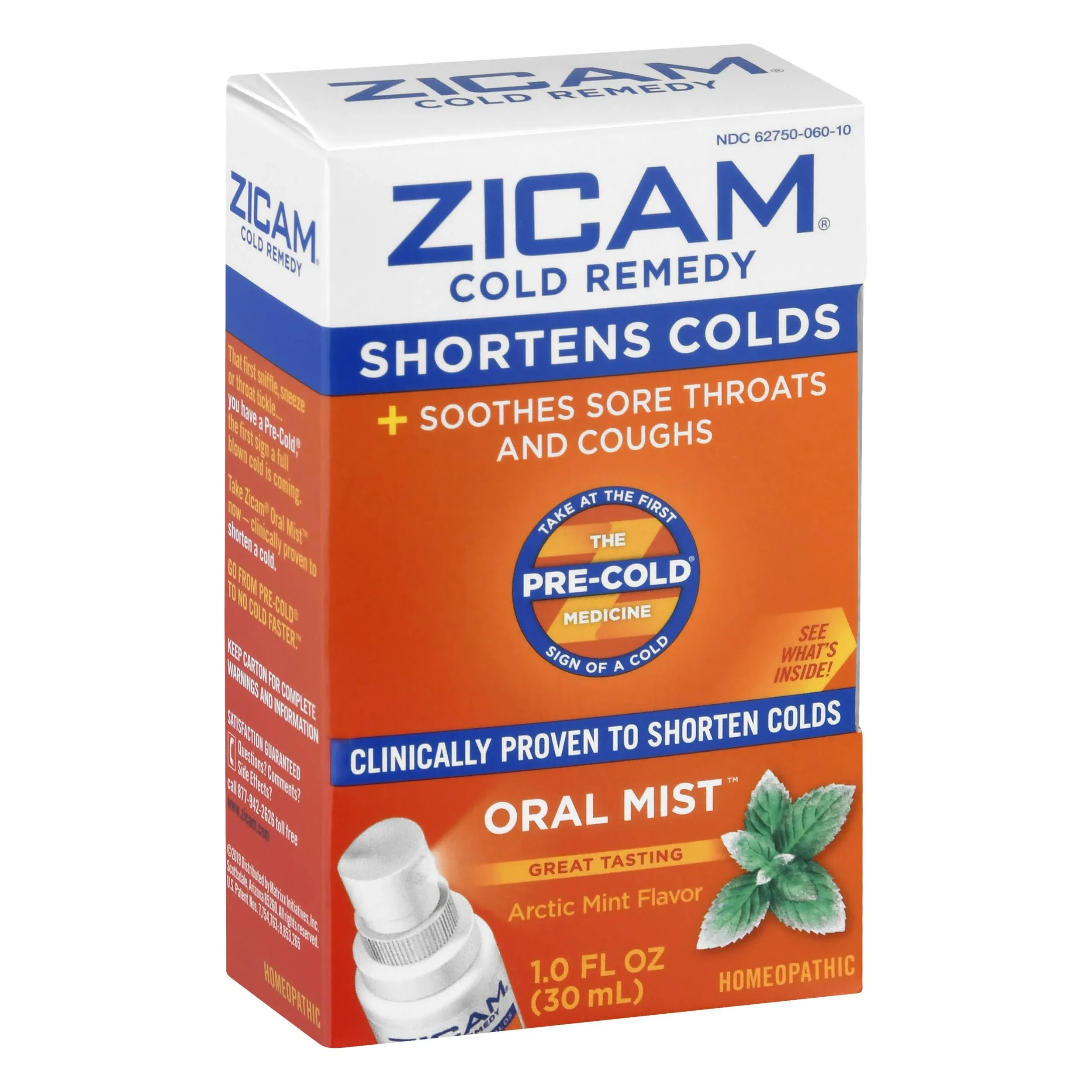 Zicam Cold Remedy, Arctic Mist Flavor, Oral Mist - 1.0 fl oz